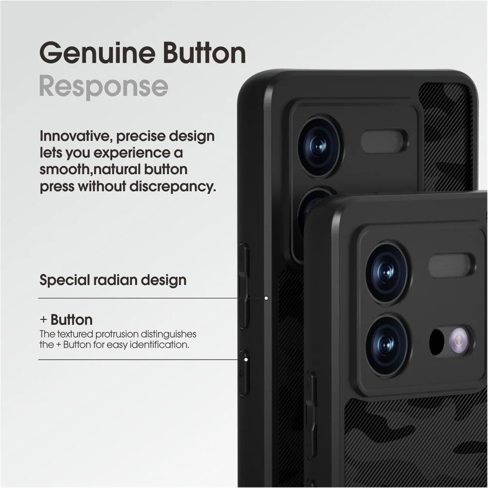 IBMRS For vivo iQOO Neo8 5G / Neo8 Pro 5G Back Case Precise Cutout Camera Protection Phone Shell - Artistic Camouflage - 4