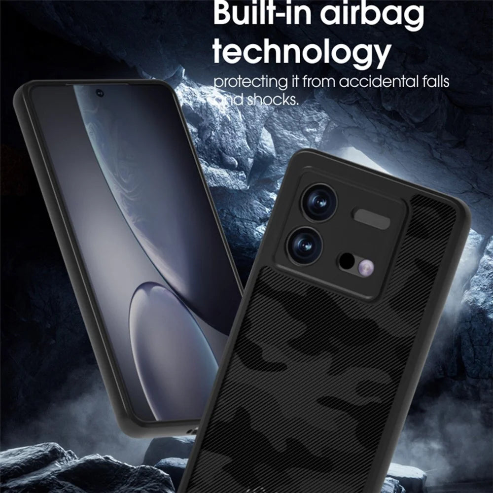IBMRS For vivo iQOO Neo8 5G / Neo8 Pro 5G Back Case Precise Cutout Camera Protection Phone Shell - Artistic Camouflage - 5
