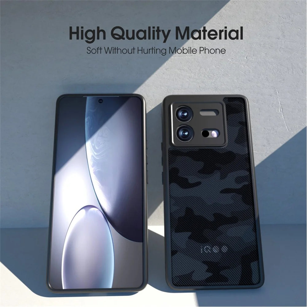 IBMRS For vivo iQOO Neo8 5G / Neo8 Pro 5G Back Case Precise Cutout Camera Protection Phone Shell - Artistic Camouflage - 6