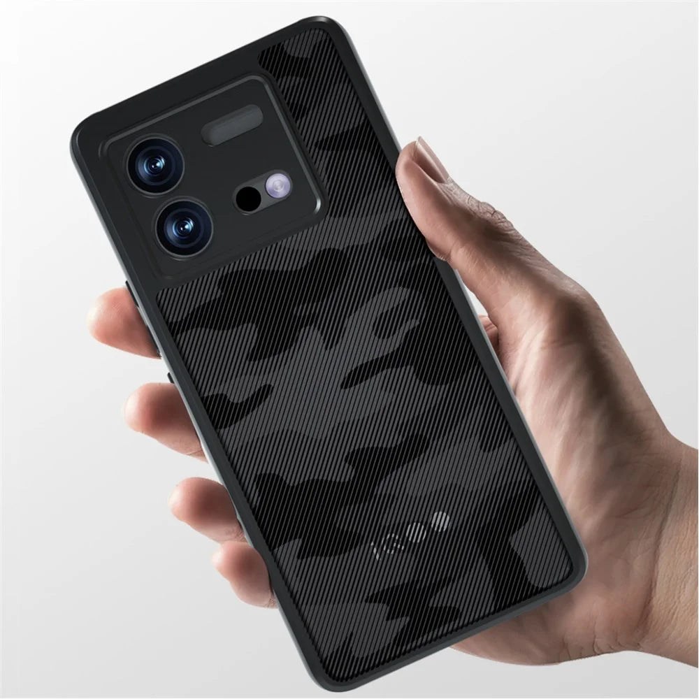 IBMRS For vivo iQOO Neo8 5G / Neo8 Pro 5G Back Case Precise Cutout Camera Protection Phone Shell - Artistic Camouflage - 7