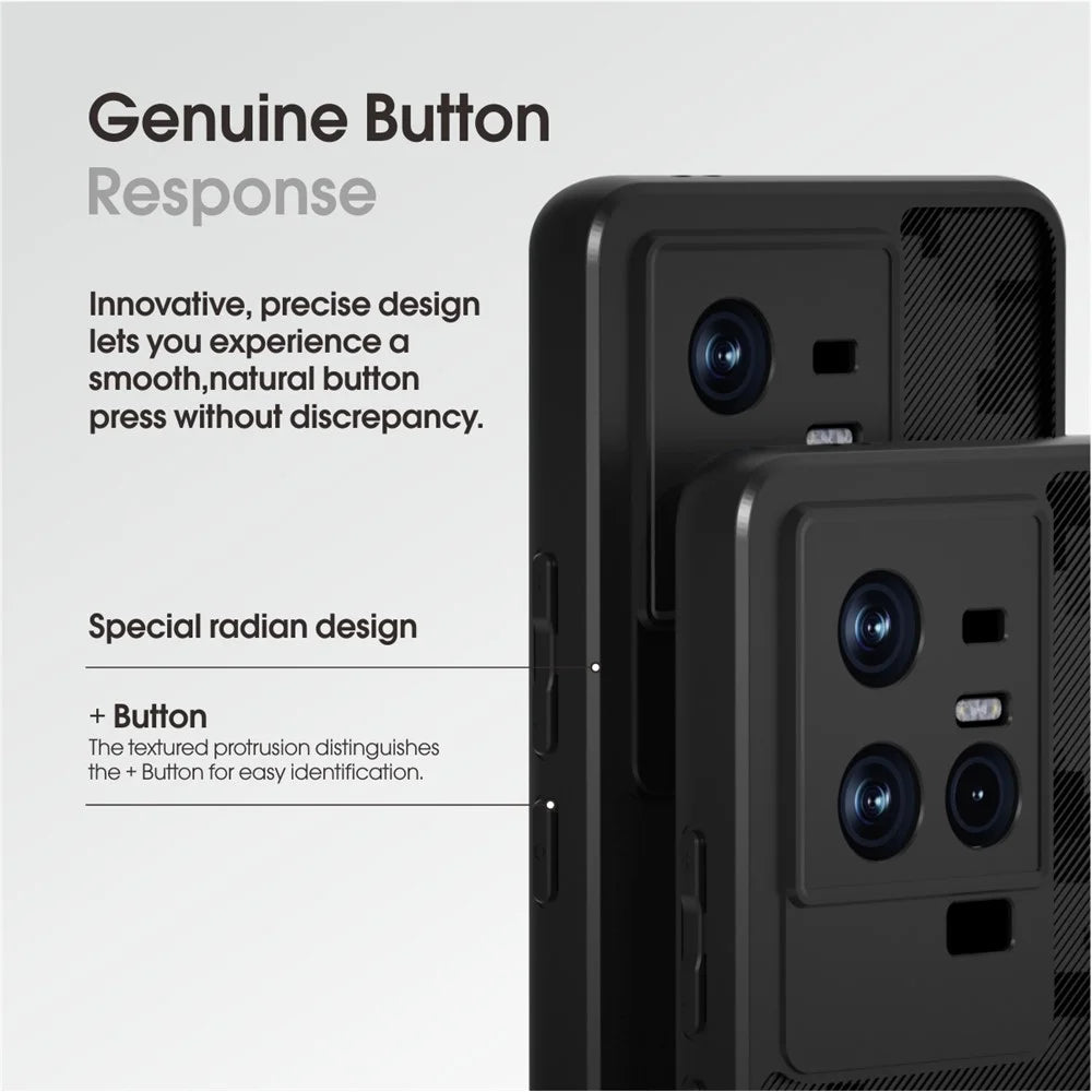 IBMRS For vivo iQOO 11 5G / 11S 5G Case Scratch Resistant Airbag Technology Phone Cover - Grid Camouflage - 4