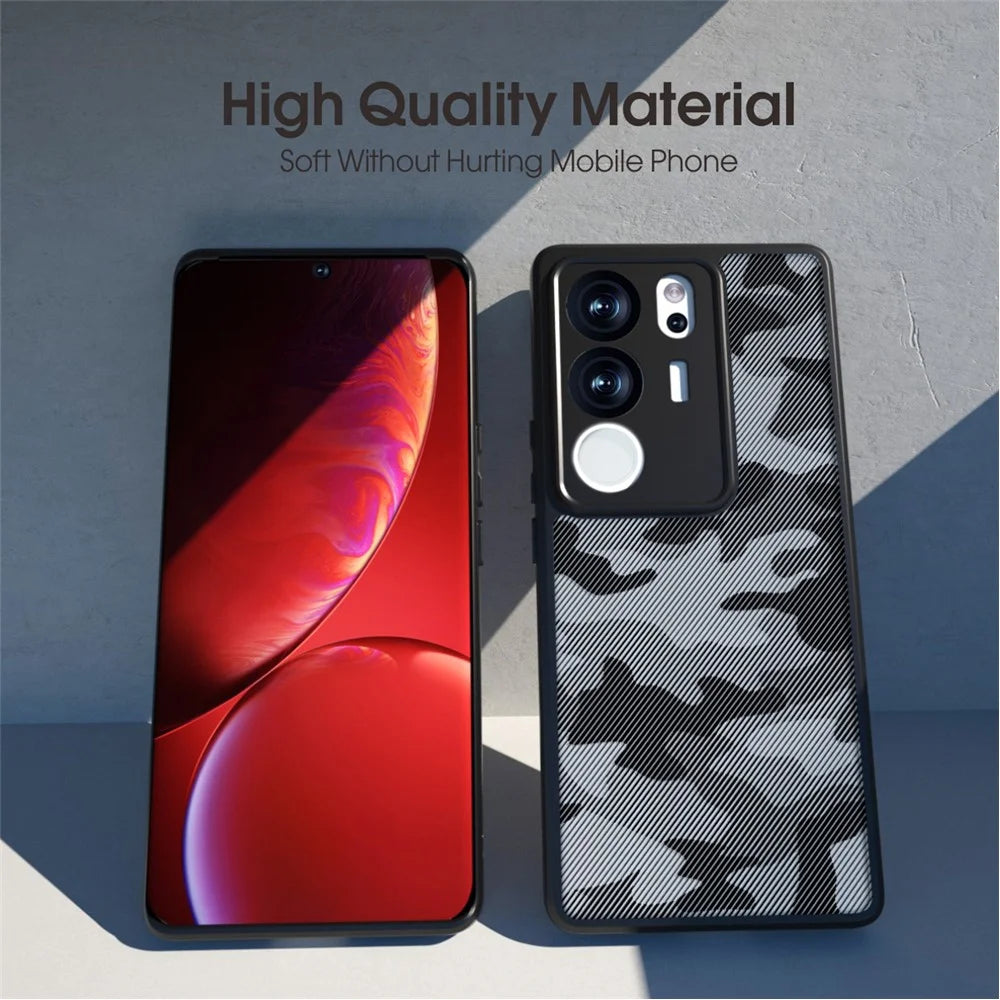 IBMRS For vivo S17 Pro 5G / S17 5G / V29 5G / V29 Pro 5G Case PC+TPU Precise Camera Cutouts Cover  - Artistic Camouflage - 6