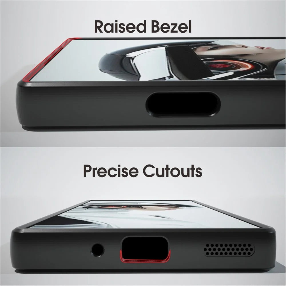 IBMRS Phone Cover for ZTE nubia Red Magic 9 Pro 5G / 9 Pro+ 5G Shockproof Case TPU+PC Phone Shell - Grid Camouflage - 3