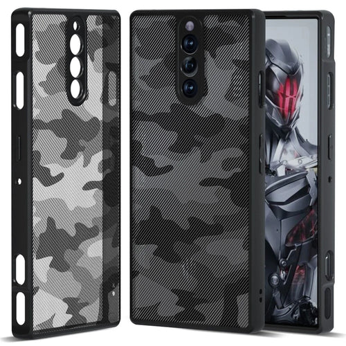 IBMRS For ZTE nubia Red Magic 8S Pro / 8 Pro+ 5G / 8 Pro 5G Cases Slim-Fit TPU+PC Phone Cover - Artistic Camouflage - 1