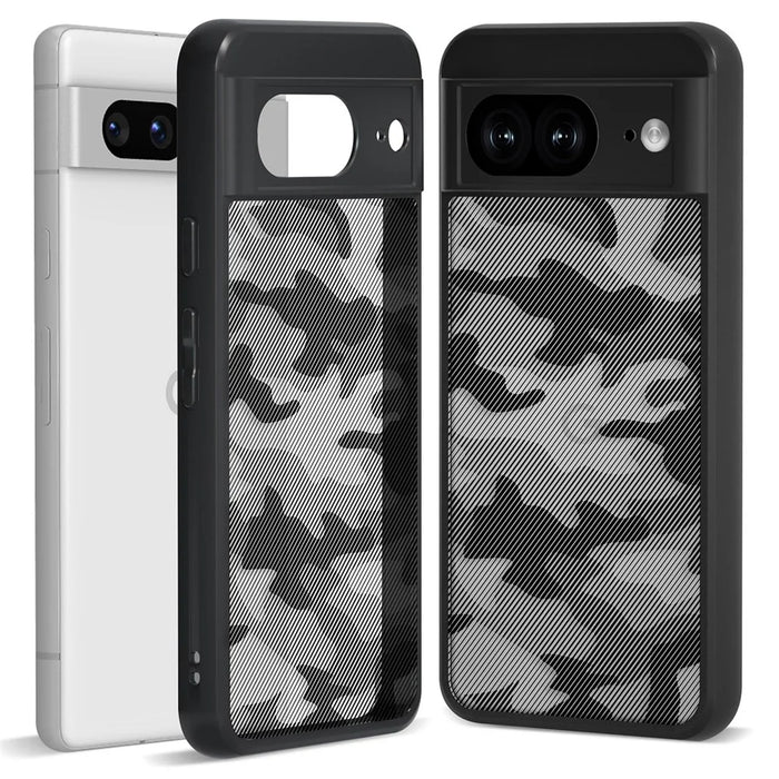 IBMRS PC+TPU Phone Protector for Google Pixel 8 Cases Dustproof Phone Cover - Artistic Camouflage - 1