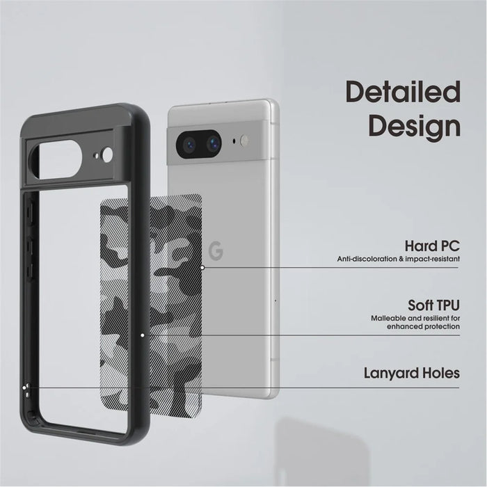 IBMRS PC+TPU Phone Protector for Google Pixel 8 Cases Dustproof Phone Cover - Artistic Camouflage - 2