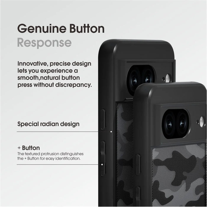 IBMRS PC+TPU Phone Protector for Google Pixel 8 Cases Dustproof Phone Cover - Artistic Camouflage - 4