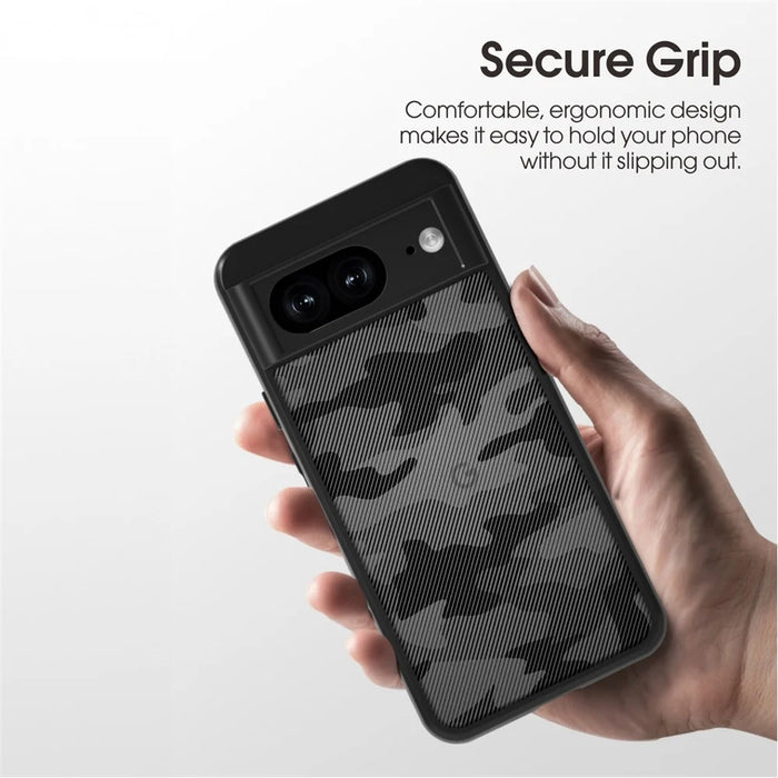 IBMRS PC+TPU Phone Protector for Google Pixel 8 Cases Dustproof Phone Cover - Artistic Camouflage - 6