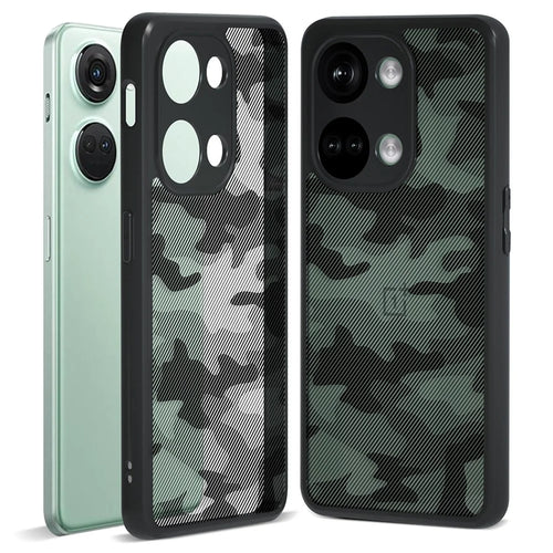 IBMRS TPU+PC Phone Cover for OnePlus Nord 3 5G / Ace 2V Cases Shockproof Phone Shell - Artistic Camouflage - 1