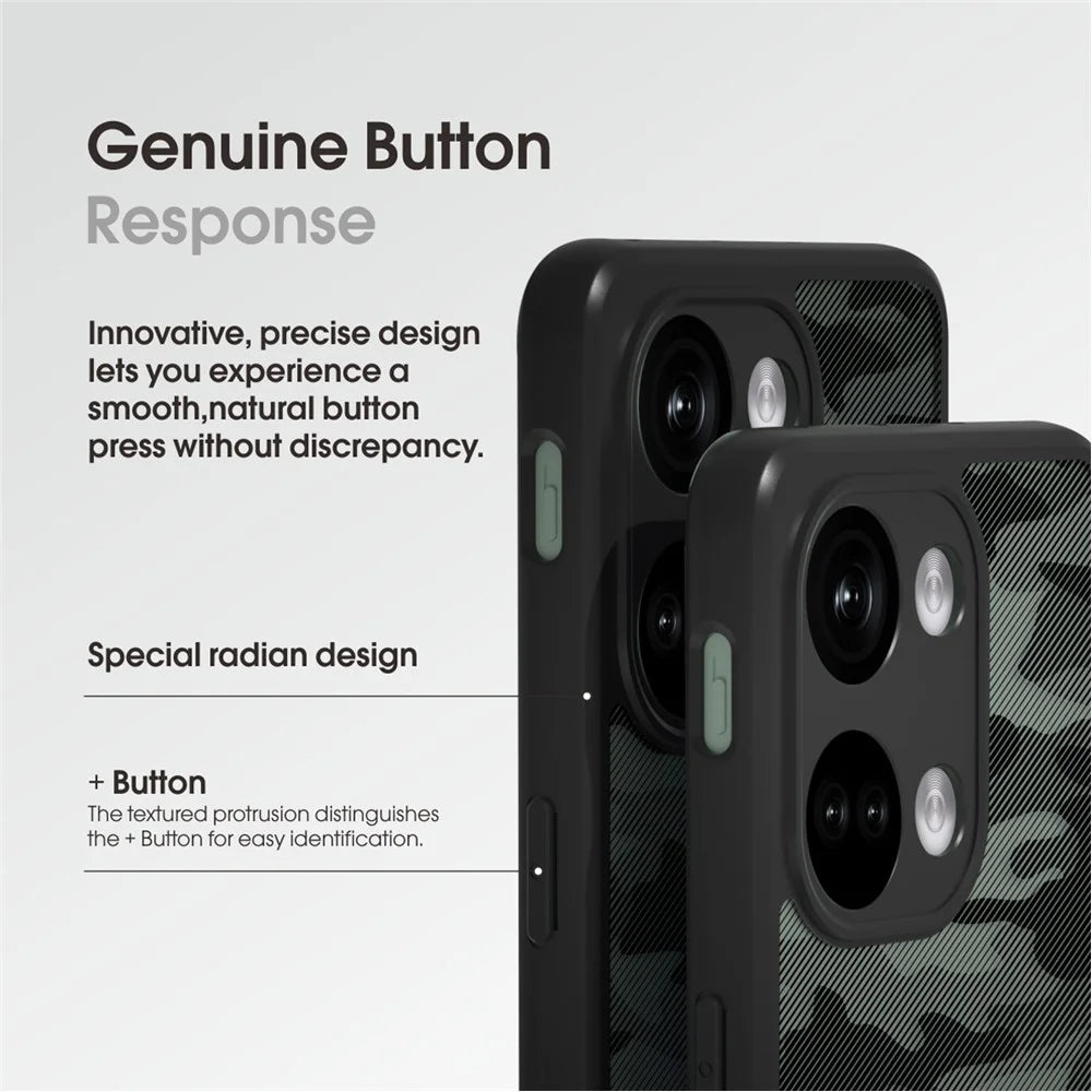 IBMRS TPU+PC Phone Cover for OnePlus Nord 3 5G / Ace 2V Cases Shockproof Phone Shell - Artistic Camouflage - 4