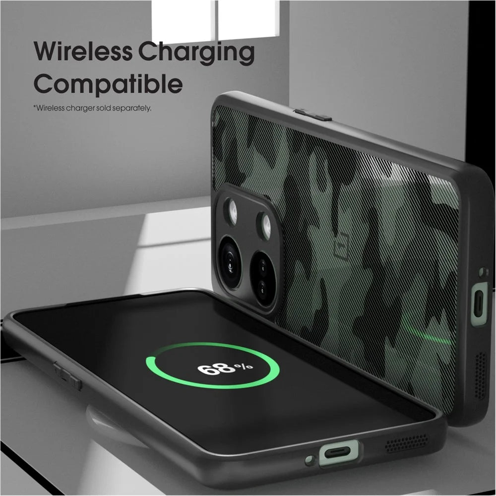 IBMRS TPU+PC Phone Cover for OnePlus Nord 3 5G / Ace 2V Cases Shockproof Phone Shell - Artistic Camouflage - 5