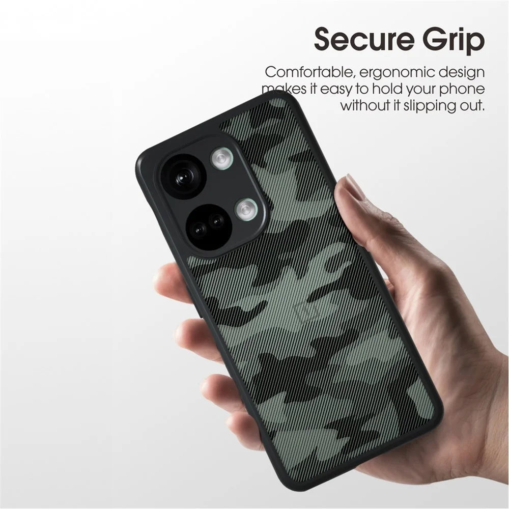 IBMRS TPU+PC Phone Cover for OnePlus Nord 3 5G / Ace 2V Cases Shockproof Phone Shell - Artistic Camouflage - 6
