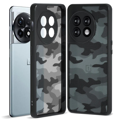 IBMRS Drop-Proof Phone Cover for OnePlus Ace 2 5G / 11R 5G Cases Shockproof TPU+PC Shell - Artistic Camouflage - 1