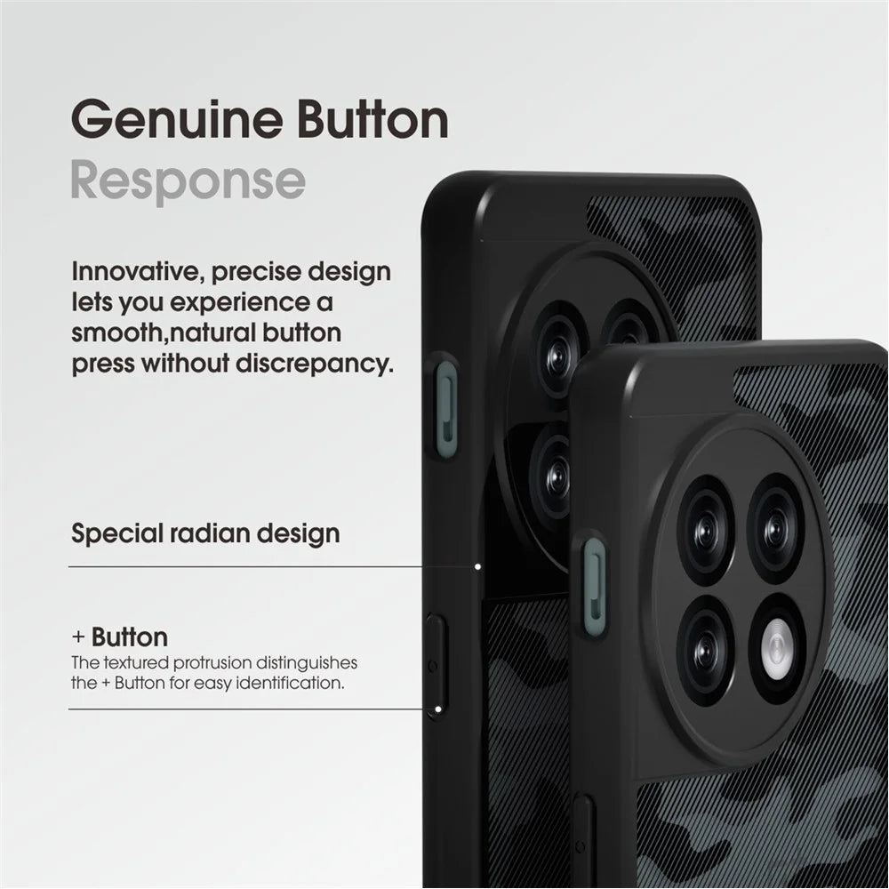 IBMRS Drop-Proof Phone Cover for OnePlus Ace 2 5G / 11R 5G Cases Shockproof TPU+PC Shell - Artistic Camouflage - 4