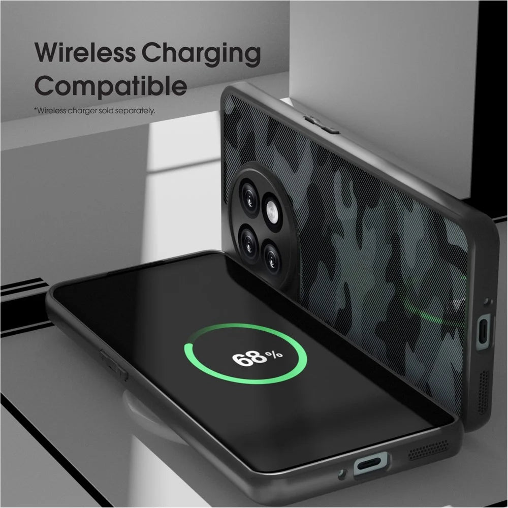 IBMRS Drop-Proof Phone Cover for OnePlus Ace 2 5G / 11R 5G Cases Shockproof TPU+PC Shell - Artistic Camouflage - 5