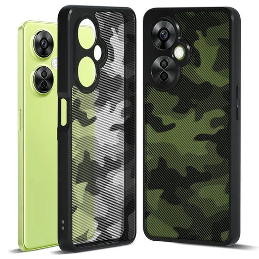 IBMRS Case for OnePlus Nord CE 3 Lite 5G / Nord N30 5G Shell PC+TPU Airbag Protection Phone Cover - Artistic Camouflage - 1