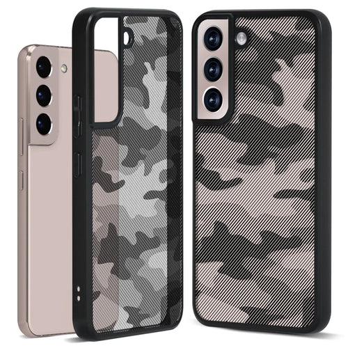 IBMRS For Samsung Galaxy S22 5G Case TPU+PC Protective Phone Cover - Artistic Camouflage - 1