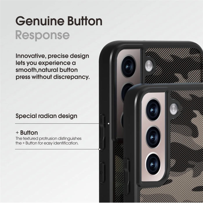IBMRS For Samsung Galaxy S22 5G Case TPU+PC Protective Phone Cover - Artistic Camouflage - 4