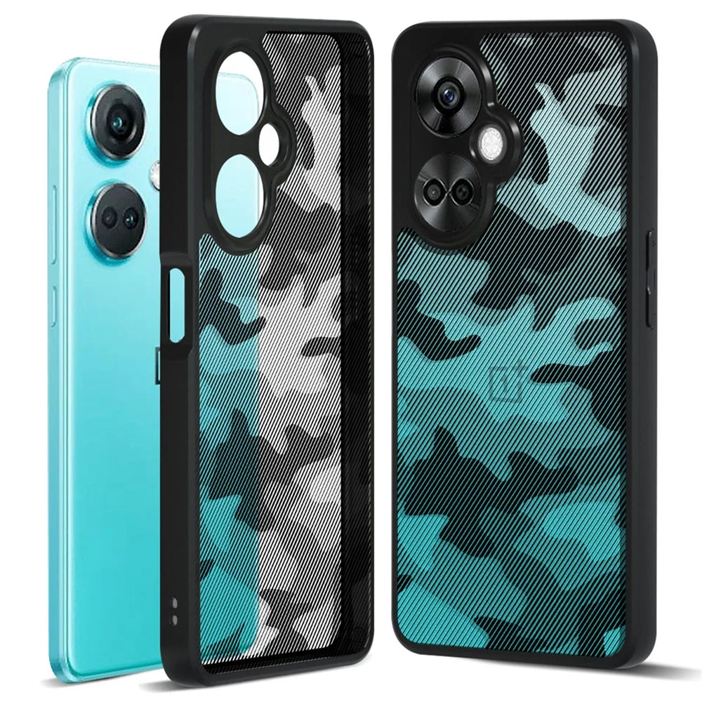 IBMRS Case for OnePlus Nord CE3 5G / K11 5G Cover Airbag Protection Phone Protector - Artistic Camouflage - 1