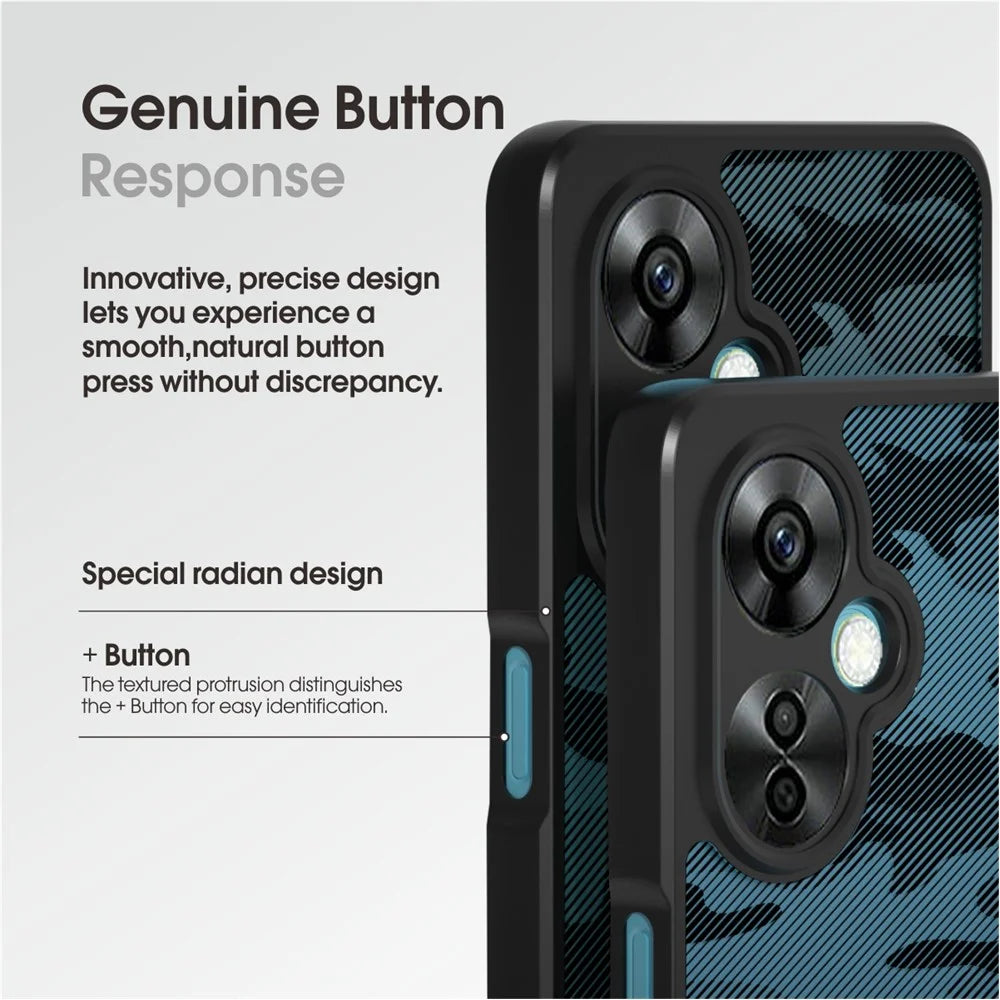 IBMRS Case for OnePlus Nord CE3 5G / K11 5G Cover Airbag Protection Phone Protector - Artistic Camouflage - 4