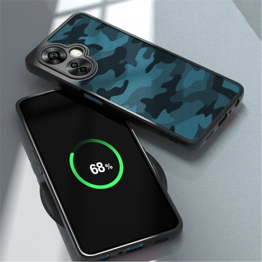 IBMRS Case for OnePlus Nord CE3 5G / K11 5G Cover Airbag Protection Phone Protector - Artistic Camouflage - 5