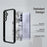 IBMRS For Samsung Galaxy S23 FE Phone Case PC+TPU Scratchproof Protective Cover - Grid Camouflage - 2