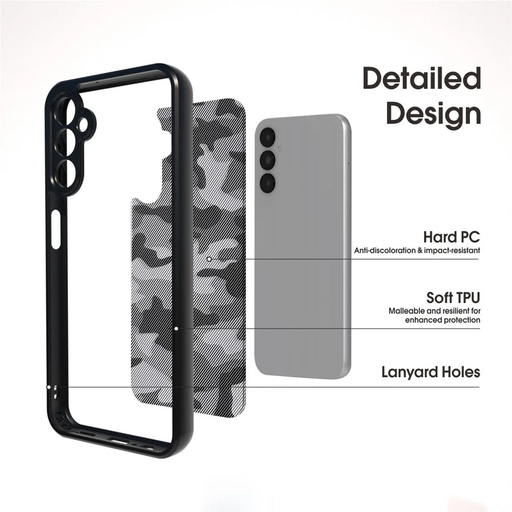 IBMRS For Samsung Galaxy A14 4G / 5G Case Impact Protection Secure Grip Phone Cover - Artistic Camouflage - 2
