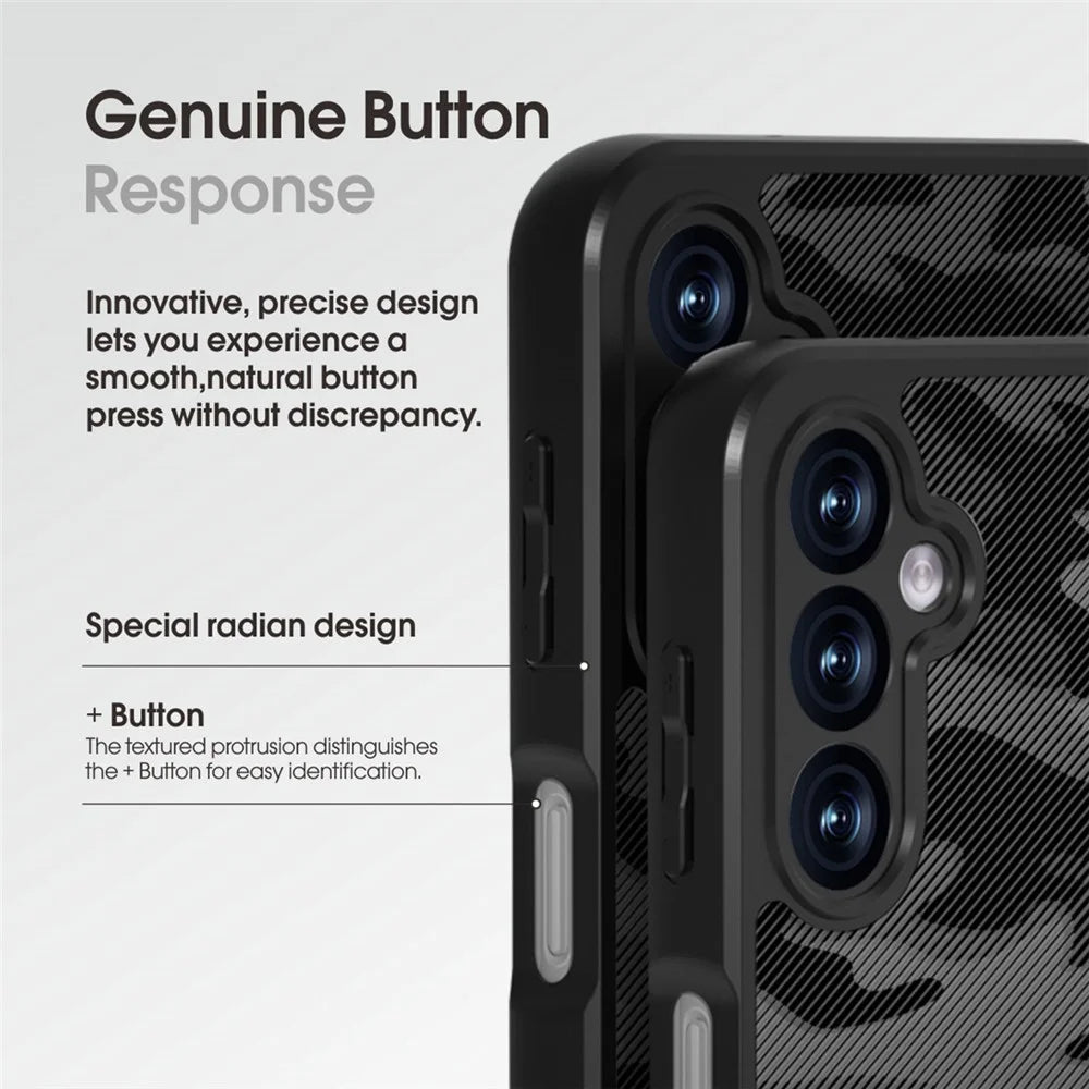 IBMRS For Samsung Galaxy A14 4G / 5G Case Impact Protection Secure Grip Phone Cover - Artistic Camouflage - 4