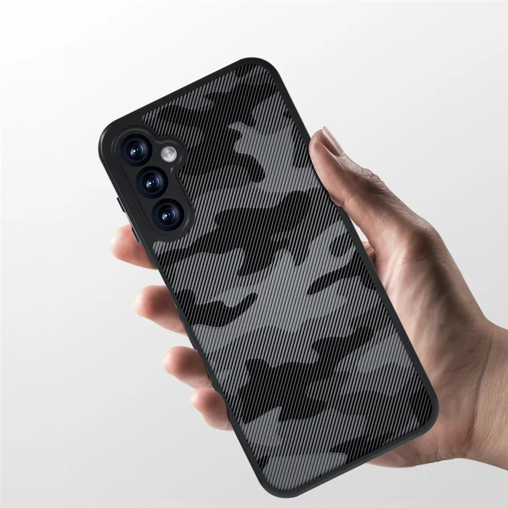 IBMRS For Samsung Galaxy A14 4G / 5G Case Impact Protection Secure Grip Phone Cover - Artistic Camouflage - 6