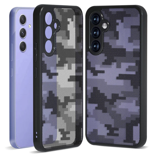 IBMRS For Samsung Galaxy A24 4G (162.1 x 77.6 x 8.3mm) Case Scratch Resistant Phone Protective Cover - Grid Camouflage - 1