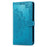 For Samsung Galaxy A15 4G /  A15 5G Case Leather Embossed Mandala Pattern Phone Cover - Blue - 5