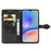 For Samsung Galaxy A05s 4G Magnetic Phone Case Embossed Mandala Pattern Cover - Black - 2