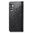 For Samsung Galaxy A05s 4G Magnetic Phone Case Embossed Mandala Pattern Cover - Black - 6