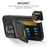 SUTENI H03 For iPhone 15 Pro Phone Case Card Holder Kickstand Protective Cover - Black - 3