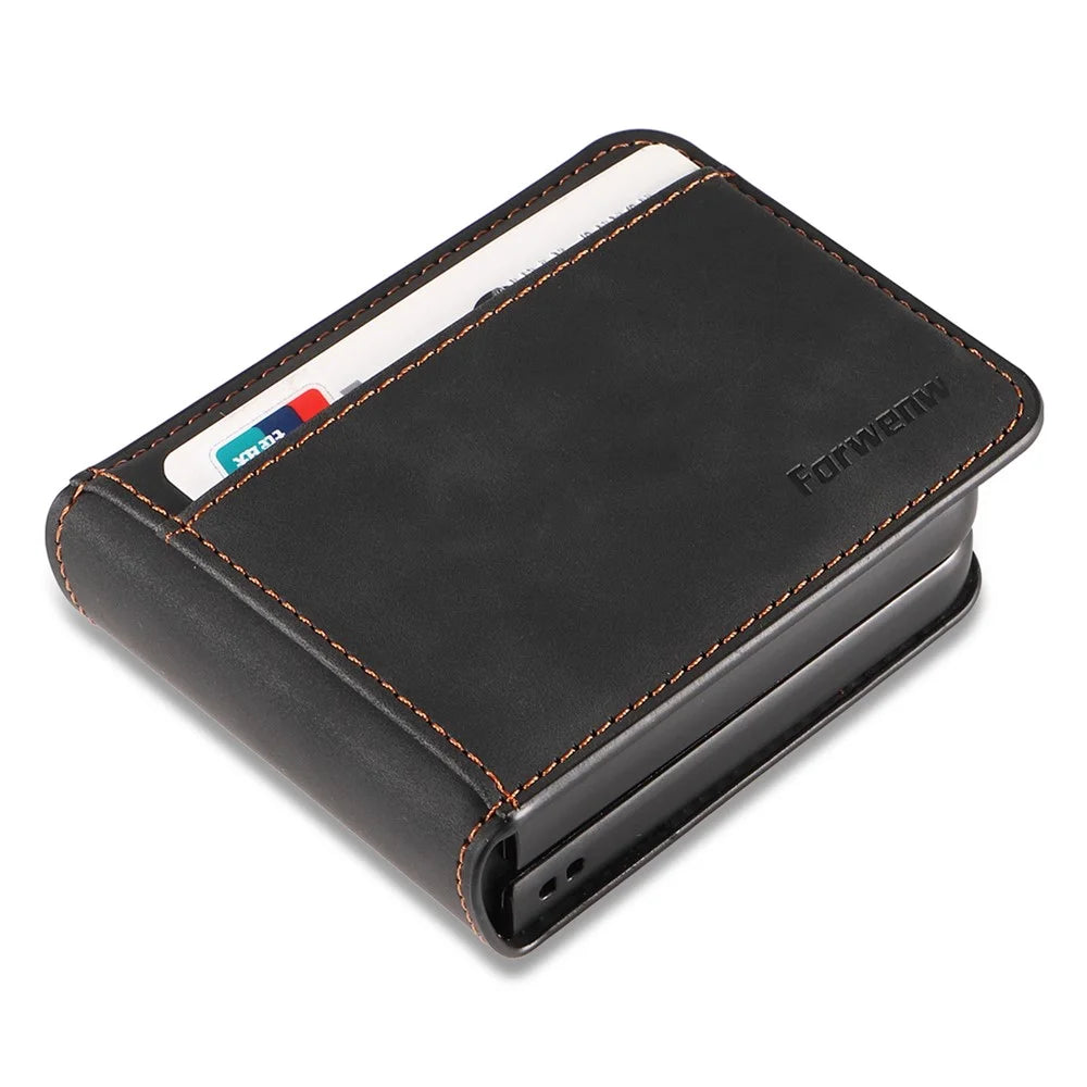 FORWENW Fantasy Series for Samsung Galaxy Z Flip5 5G Case Skin-touch Card Holder Phone Cover - Black - 4