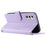 For Samsung Galaxy A55 5G Case Wallet PU Leather Phone Cover with Crossbody Strap - Purple - 3