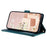 For Samsung Galaxy A35 5G Case Rhombus Pattern Leather Phone Stand Cover - Green - 4