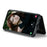For Samsung Galaxy S24+ Phone Case CASEME C22 Leather Back Cover with RFID Blocking Card Slots - Black - 4