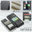 For Samsung Galaxy S24+ Phone Case CASEME C22 Leather Back Cover with RFID Blocking Card Slots - Black - 7