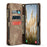 For Samsung Galaxy S24 Phone Cases CASEME 008 Leather Cover with Detachable Wallet and Strap - Brown - 3