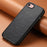 DENIOR For iPhone 7 / 8 / SE (2020) / SE (2022) Case PU Leather Magnetic Phone Back Cover - Black - 4
