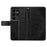 For Samsung Galaxy S23 Ultra Cell Phone Cases Flower Pattern Leather Cover - Black - 6