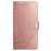 For Samsung Galaxy A13 4G Phone Case PU Leather Folio Flip Wallet Cover with Strap - Rose Gold - 7