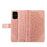 For Samsung Galaxy A71 4G SM-A715 Case Folio PU Leather Phone Cover - Rose Gold - 5