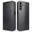 For Samsung Galaxy A14 5G / 4G Wallet Case Split Leather Phone Cover Magnetic Closing - Black - 1