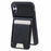 SUTENI H03 For iPhone XR 6.1 inch Case Waxy Textured Kickstand Shockproof Protective Cover - Black - 1