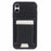 SUTENI H03 For iPhone XR 6.1 inch Case Waxy Textured Kickstand Shockproof Protective Cover - Black - 2