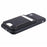 SUTENI H03 For iPhone XR 6.1 inch Case Waxy Textured Kickstand Shockproof Protective Cover - Black - 7