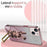 For iPhone 13 mini Kickstand Case Cute Rabbit Protective Phone Shell - Pink - 4