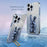 Back Case for iPhone 13 Pro Max , Electroplating Cartoon Rabbit Phone Cover with Kickstand - Blue - 2